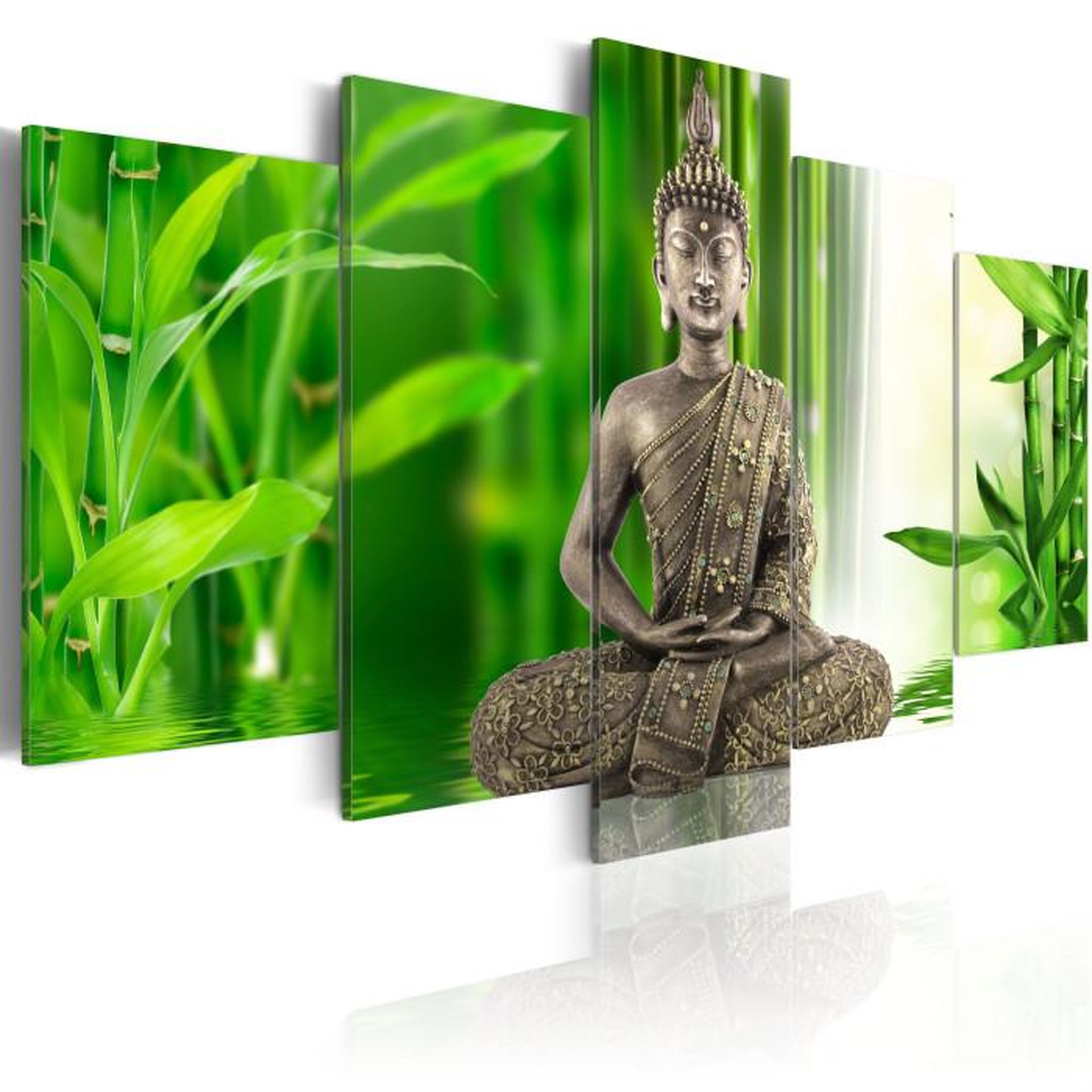Paris Prix Tableau Imprimé II  Bouddha Méditant. Coloris disponibles : Multicolore