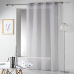 Paris Prix Rideau Voilage  Telma  140x240cm Gris