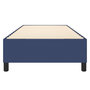 Voir la diapositive 5 : VIDAXL Cadre de lit sans matelas bleu 90x190 cm tissu