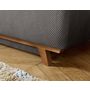 Voir la diapositive 4 : BEST MOBILIER Cristal - fauteuil - convertible avec coffre - en velours texturé