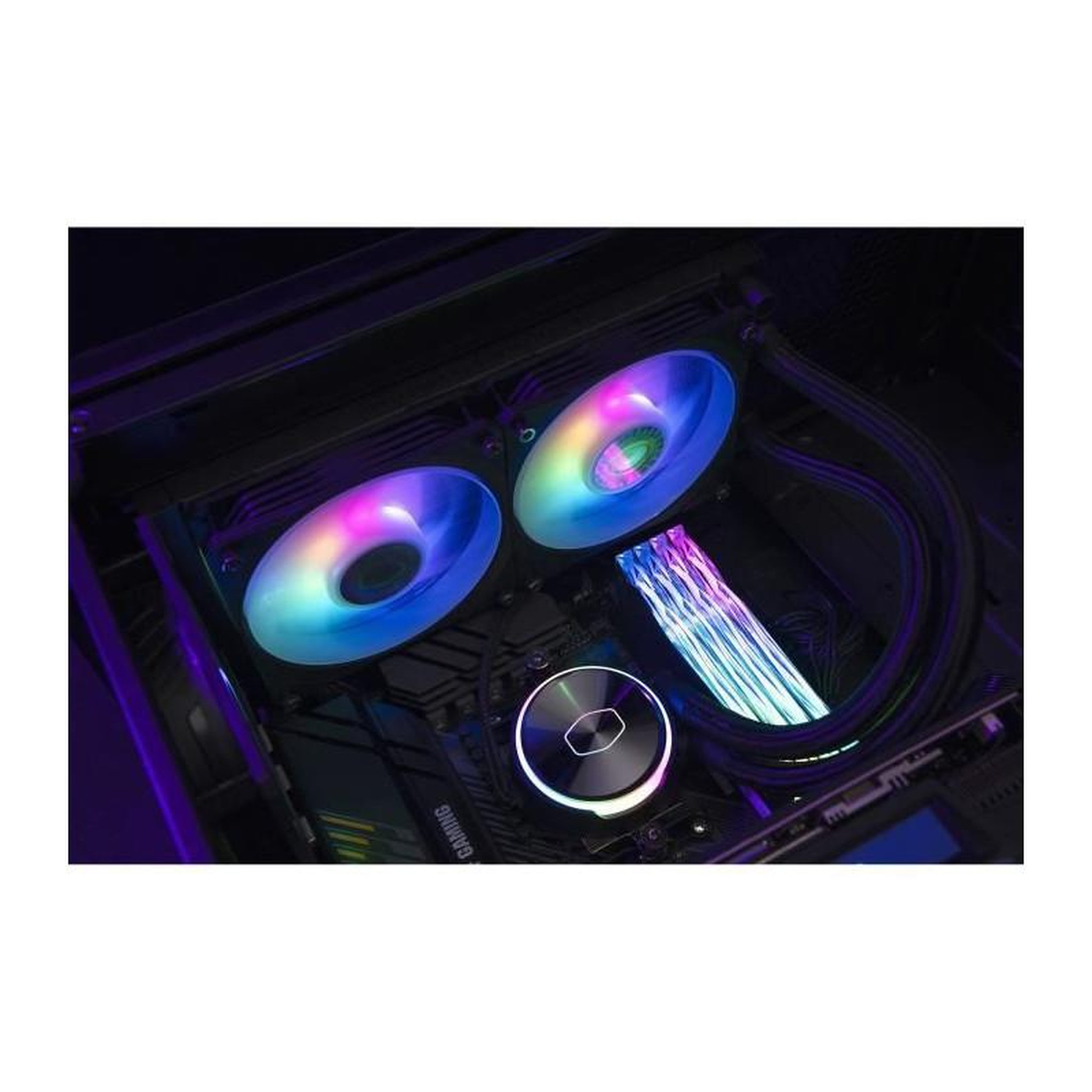 Voir la diapositive 5 : Cooler Master COOLER MASTER - PL240 Flux - Watercooling Haute Performance - ARGB GEN2 - READY LGA1700 - MLY-D24M-A23PZ-R1
