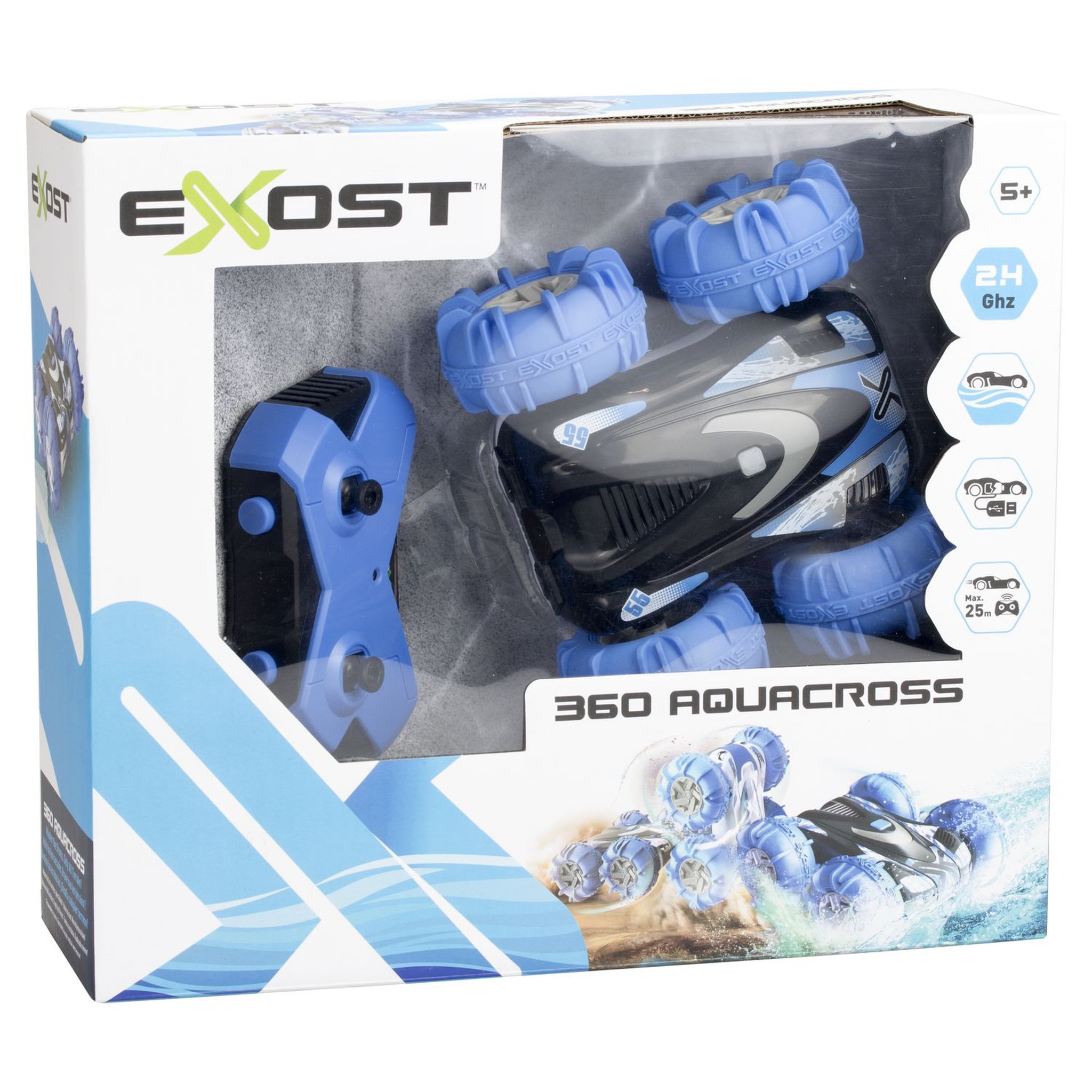 SILVERLIT RC 360 Aquacross 1/18ème - Exost