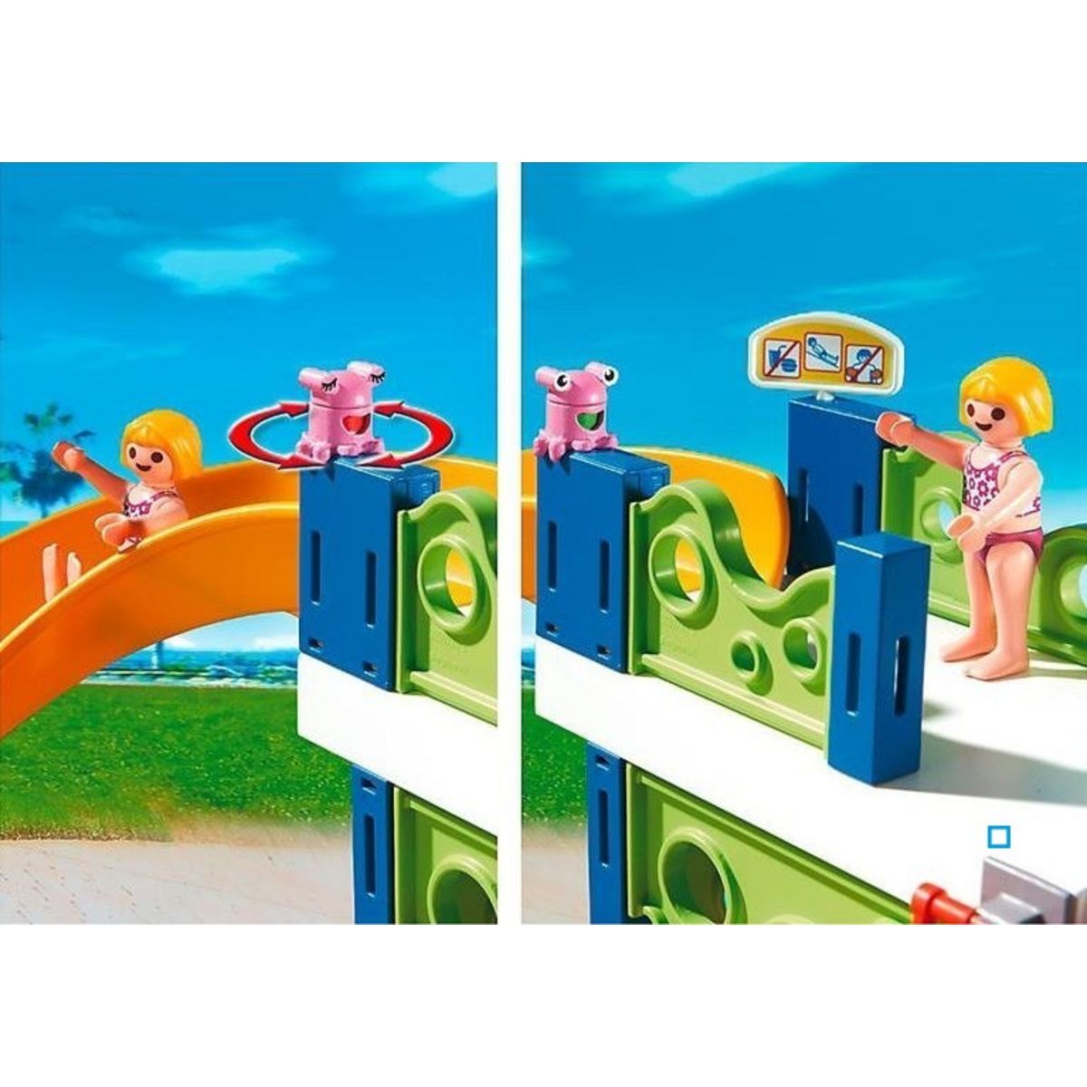 PLAYMOBIL 6669 - Parc aquatique avec toboggans géants