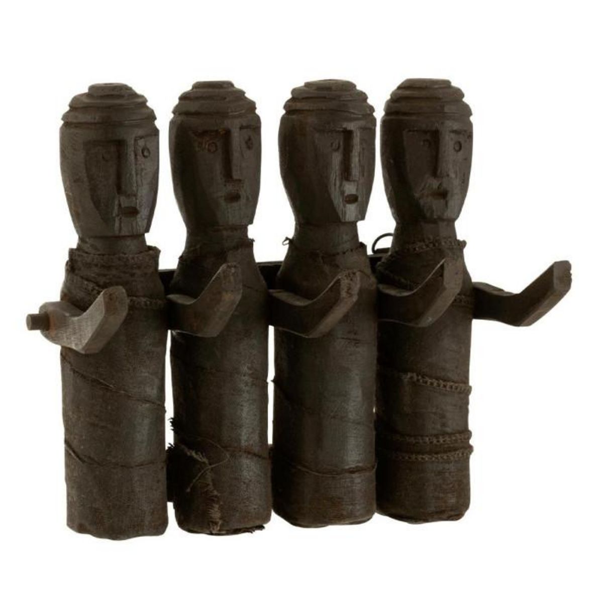 Paris Prix Décoration Murale en Bois  Marionnettes  25cm Noir