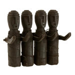 Paris Prix Décoration Murale en Bois  Marionnettes  25cm Noir