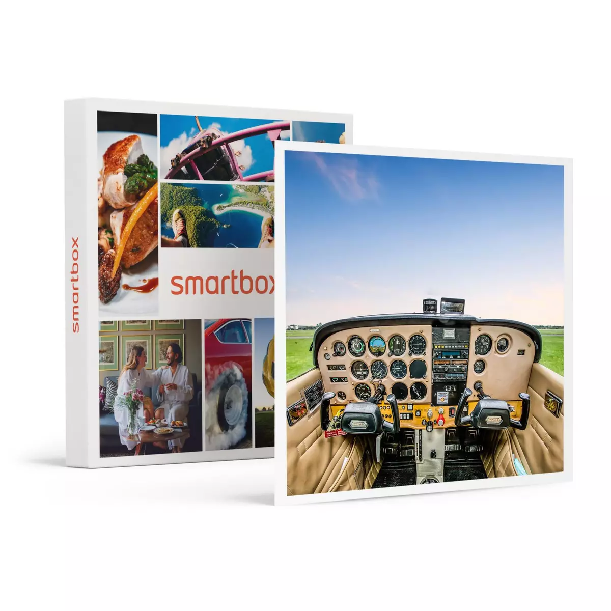 Smartbox Vol d'initiation de 20 min avec prise de commandes près de Paris - Coffret Cadeau Sport & Aventure