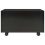 Voir la diapositive 4 : VIDAXL Table basse Noir brillant 60x60x35 cm Bois d'ingenierie