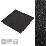 VIDAXL Dalles de tapis de sol 20 pcs 5 m² Noir