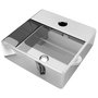 Voir la diapositive 2 : VIDAXL Lavabo avec trou pour robinet 38x30x11,5 cm Ceramique Argente