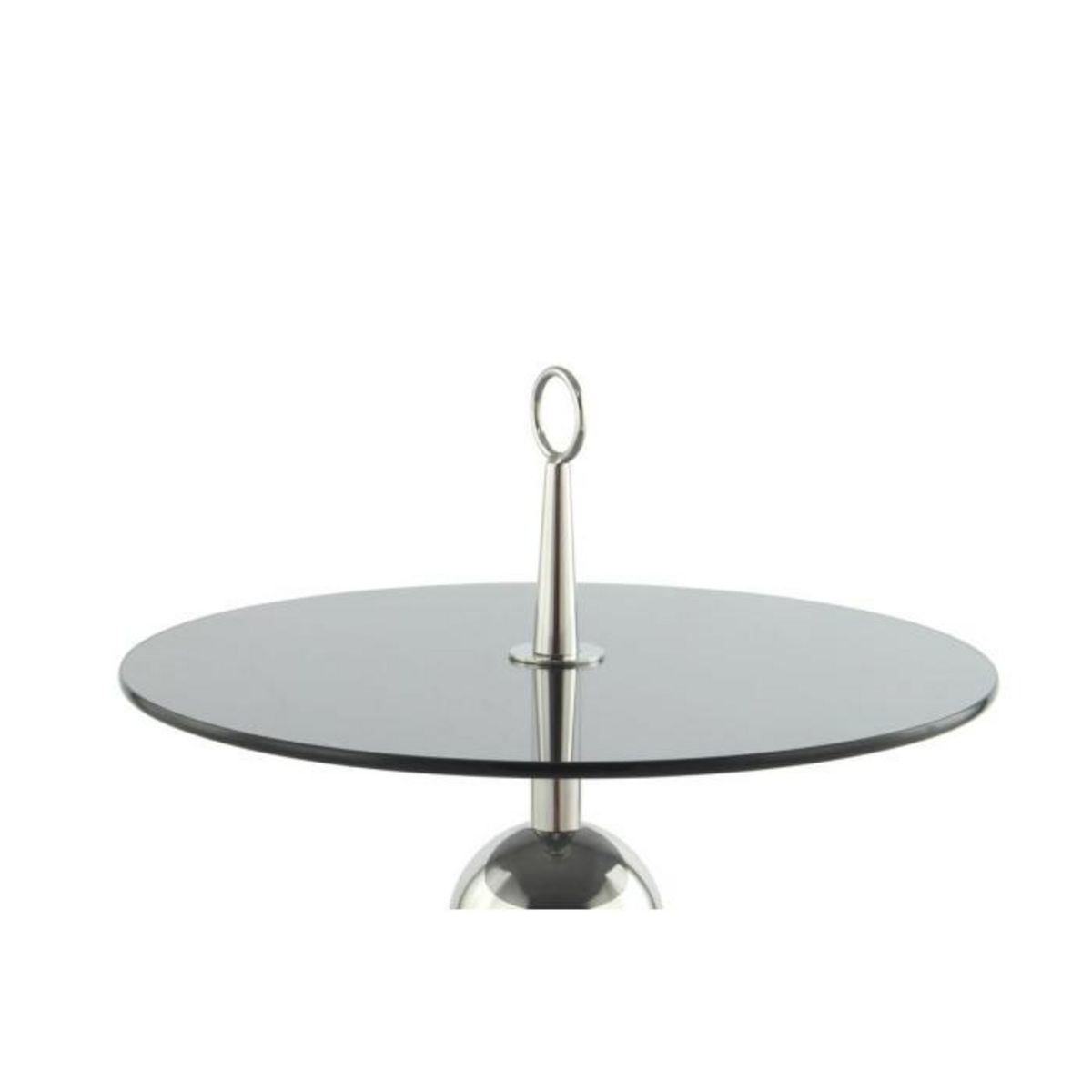 Paris Prix Table d'Appoint Design  Rodriga  53cm Argent & Gris