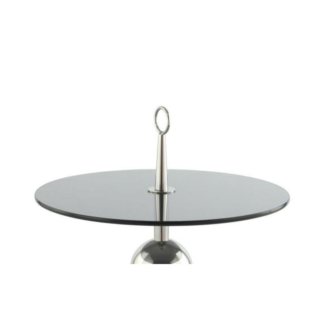 Paris Prix Table d'Appoint Design  Rodriga  53cm Argent & Gris