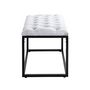 Voir la diapositive 3 : Paris Prix Tabouret Design  Olmida  60cm Gris & Noir