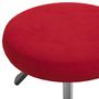 Voir la diapositive 5 : VIDAXL Chaise pivotante de bureau Rouge bordeaux Velours