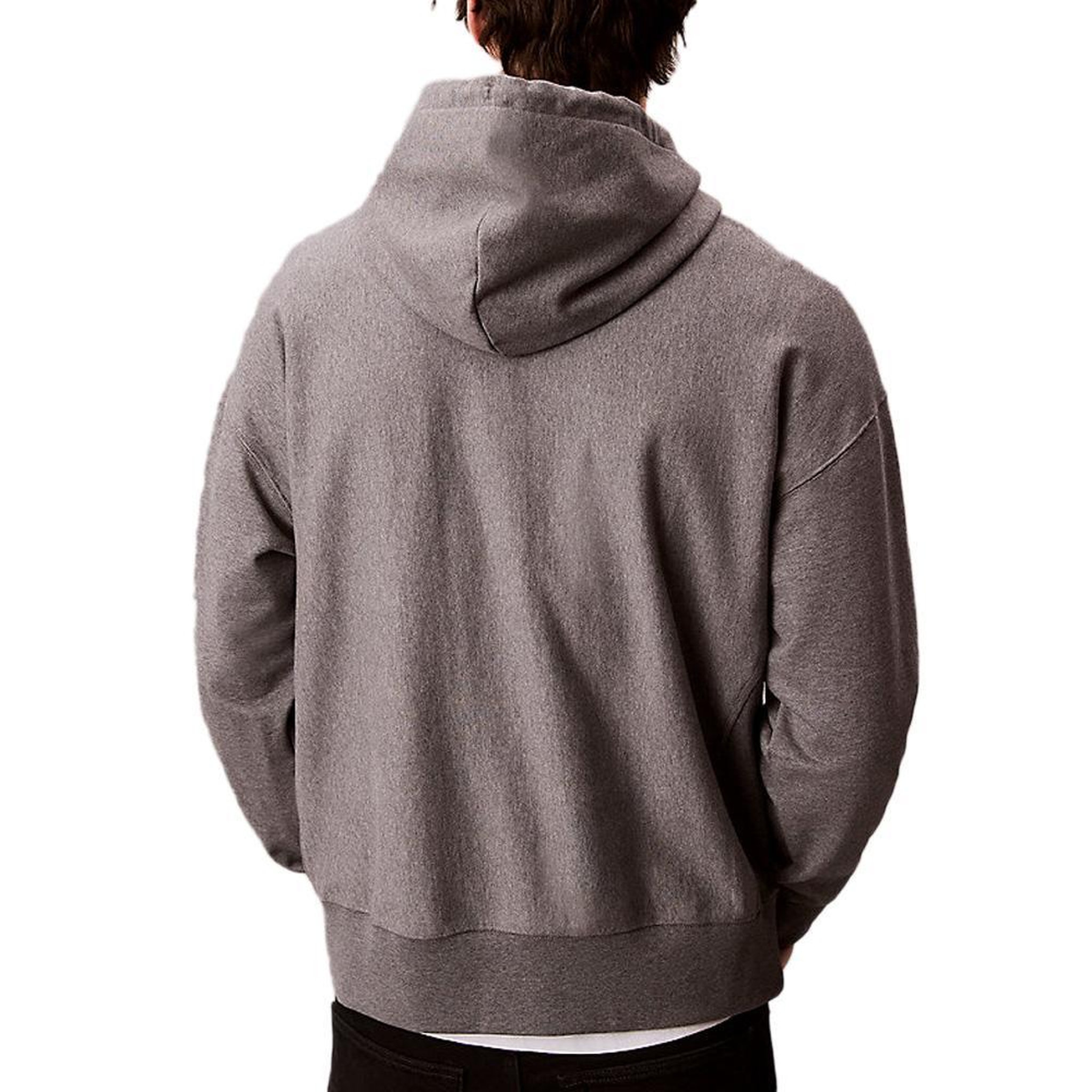 Voir la diapositive 2 : CALVIN KLEIN JEANS Sweat à Capuche Gris Homme Calvin Klein Jeans Premium Terry