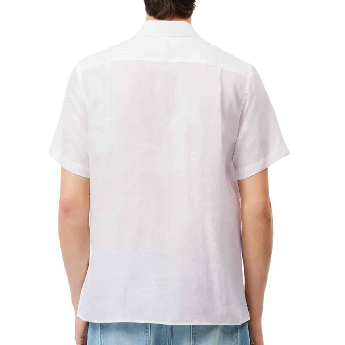 Lacoste Chemise Manches Courtes  Homme Lacoste Lin