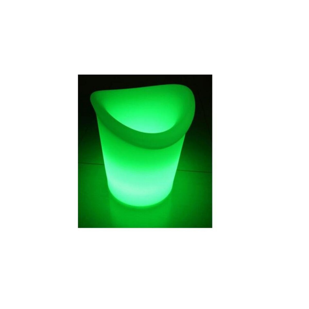 IBIZA SOUND Seau à glace à led vert - LED CHAMP 2934
