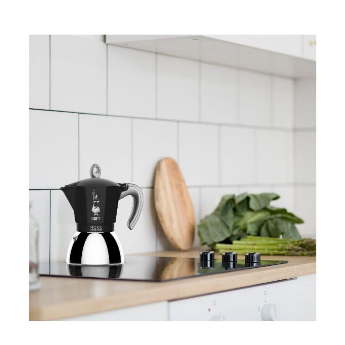 BIALETTI Cafetière italienne 4 tasses noir induction - 0006934