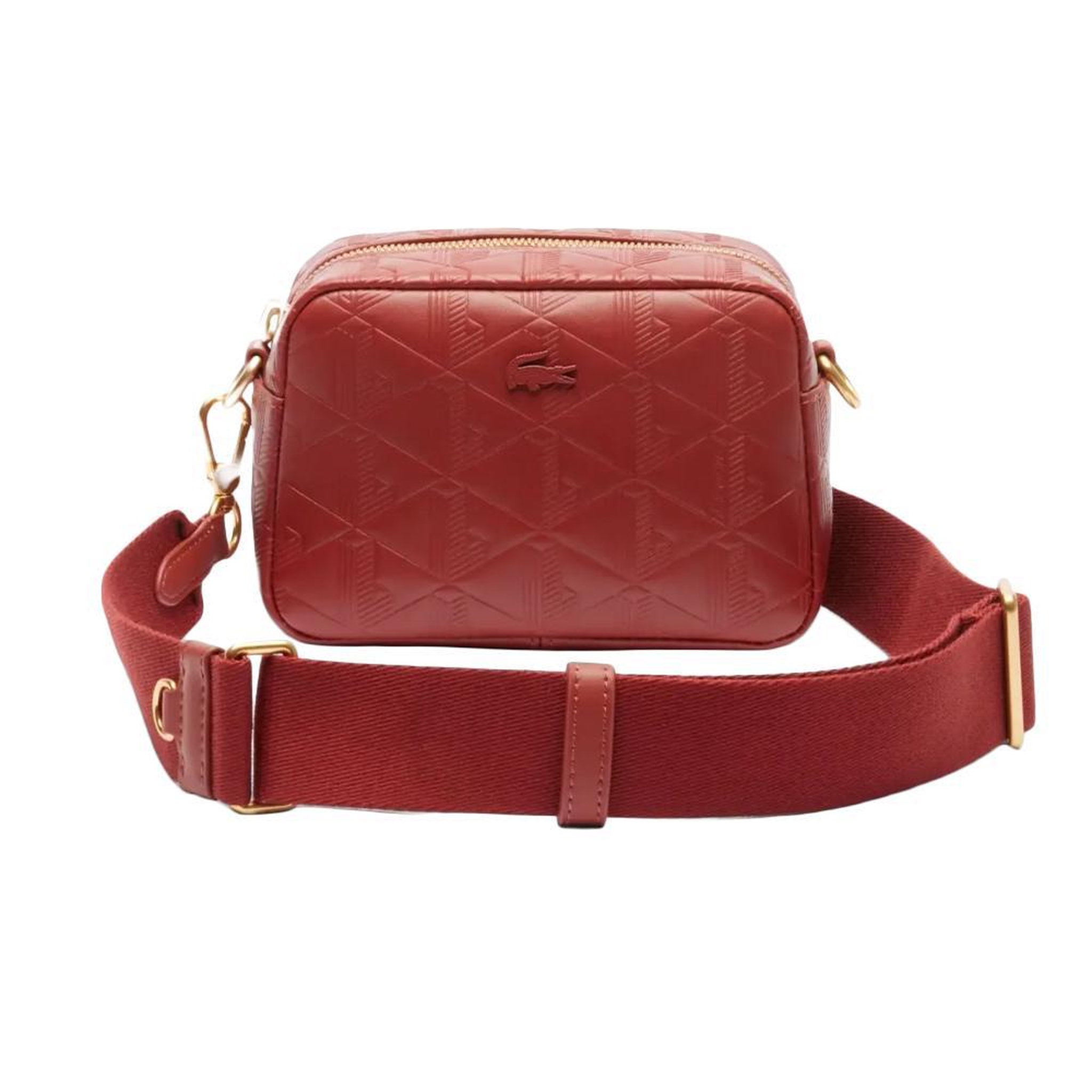 Lacoste Sac à bandoulière rouge lacoste small maheki shoulder. Coloris disponibles : Bleu
