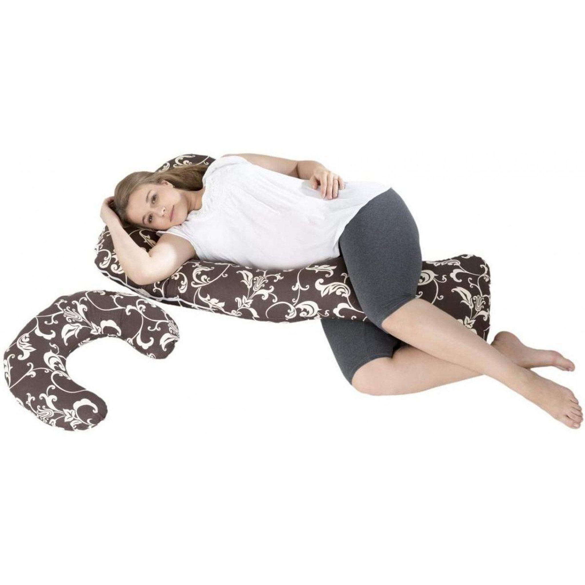VELINDA Ensemble coussins pre/post natal usages multiples confortable dessin floral sombre