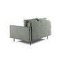 Voir la diapositive 6 : LISA DESIGN Charlie - canapé droit 2 places - en tissu velours relief
