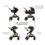 Voir la diapositive 3 : KINDERKRAFT Poussette multifonctionnelle 3 en 1 ESME PRO