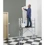 Voir la diapositive 3 : HAILO Echafaudage roulant d'escalier 3m en aluminium - HOBBYSTEP H3