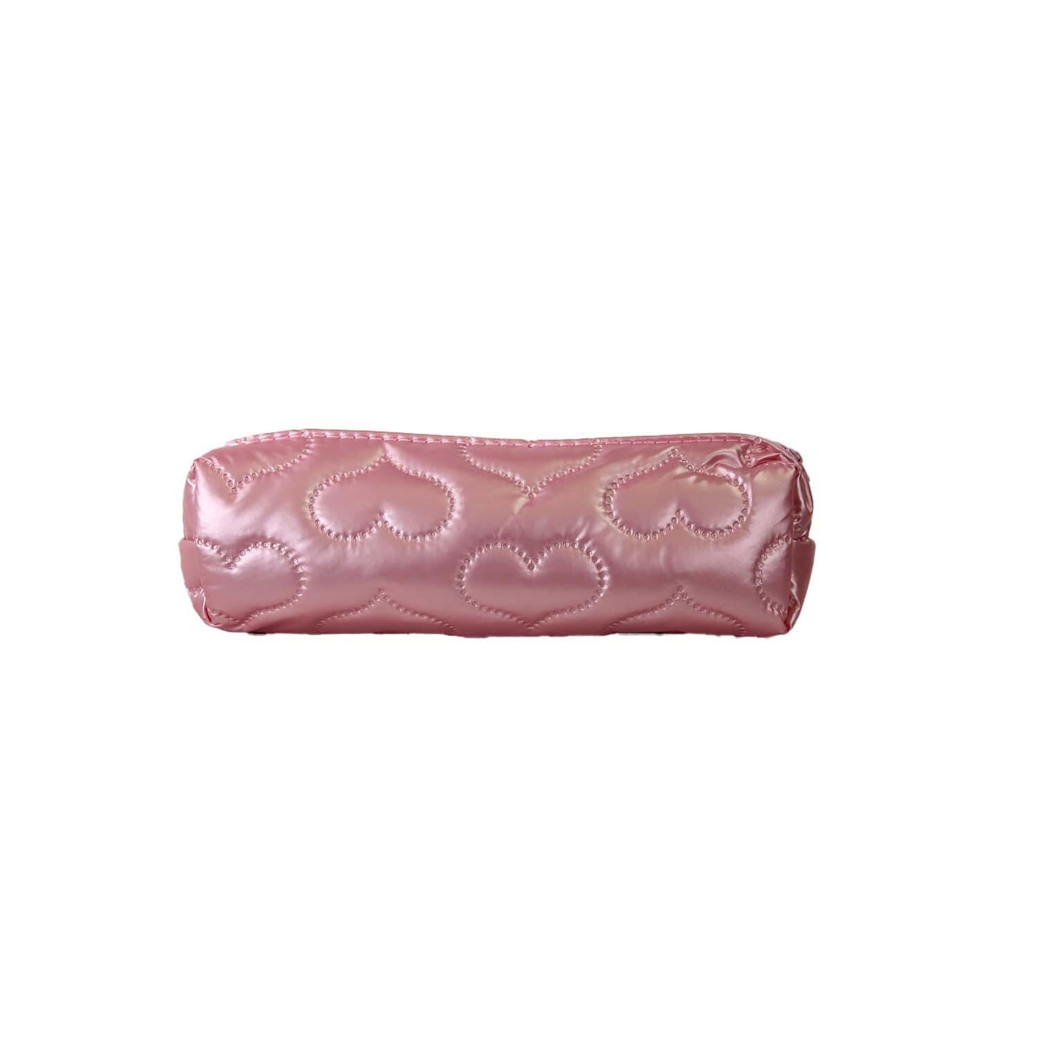Voir la diapositive 4 : Bagtrotter Trousse scolaire rectangulaire - Rose motif c-ur - Fille - 1 compartiment