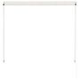 Voir la diapositive 5 : VIDAXL Auvent retractable 100x150 cm Creme