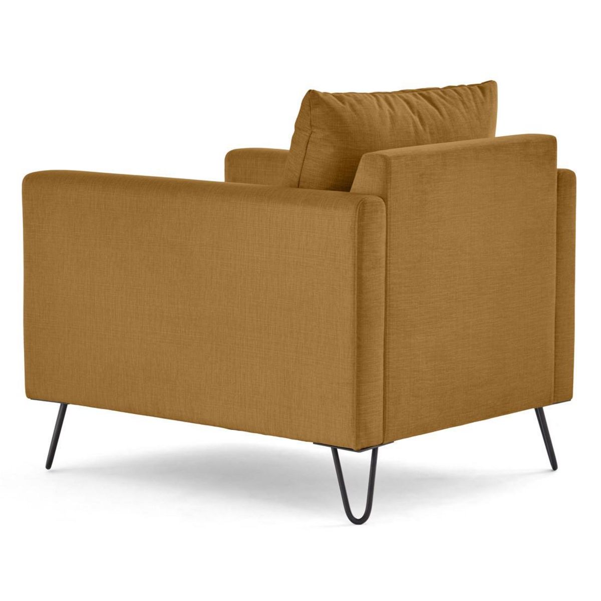 LISA DESIGN Ostrava - fauteuil en velours pieds en épingle