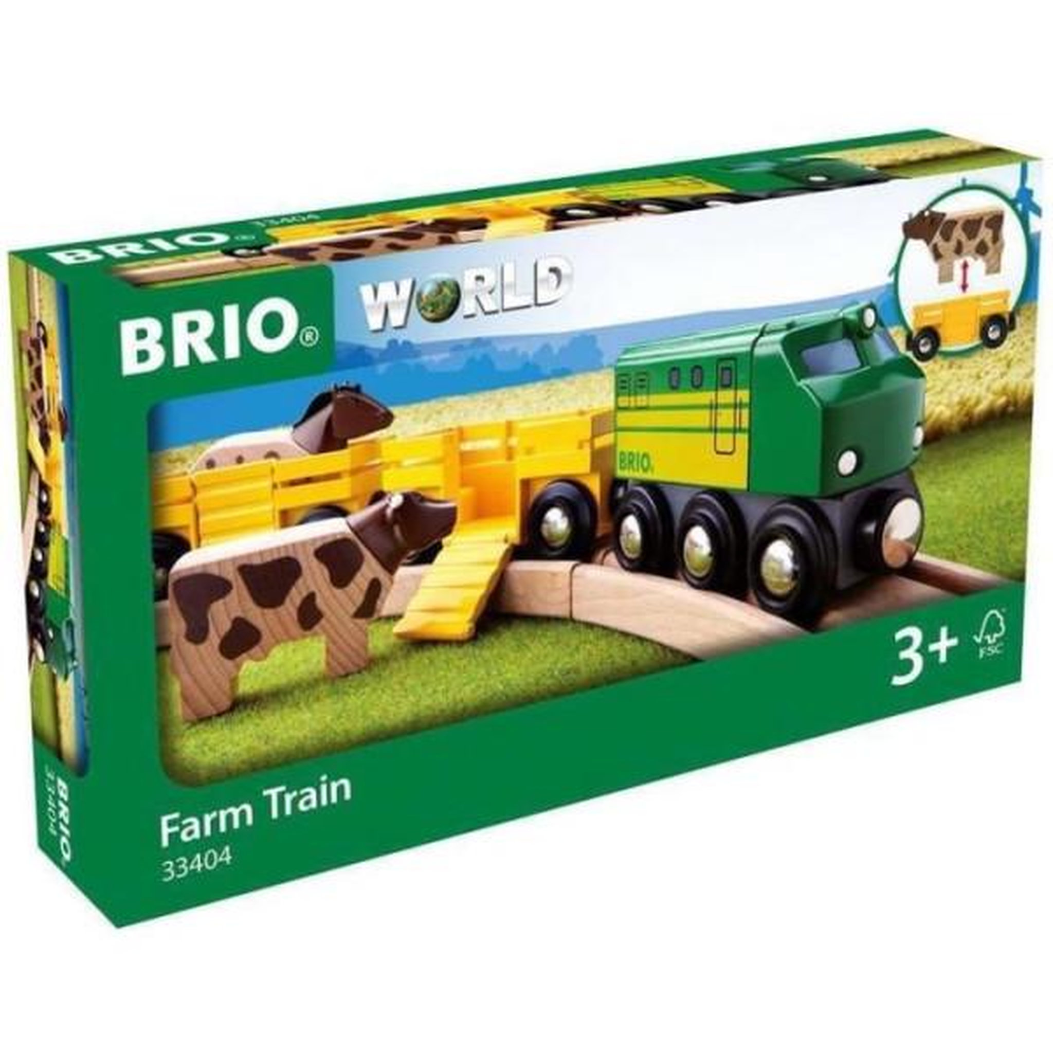 Voir la diapositive 3 : Brio Train des animaux de la ferme - brio - circuit en bois - ravensburger - mixte des 3 ans