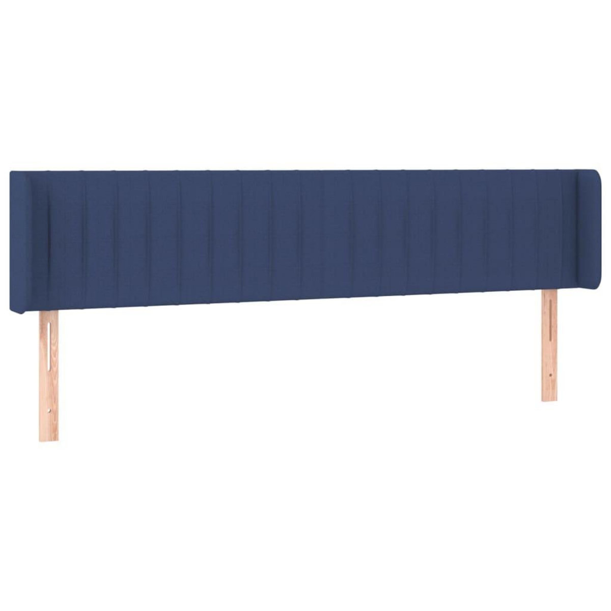 VIDAXL Tete de lit a LED Bleu 203x16x78/88 cm Tissu