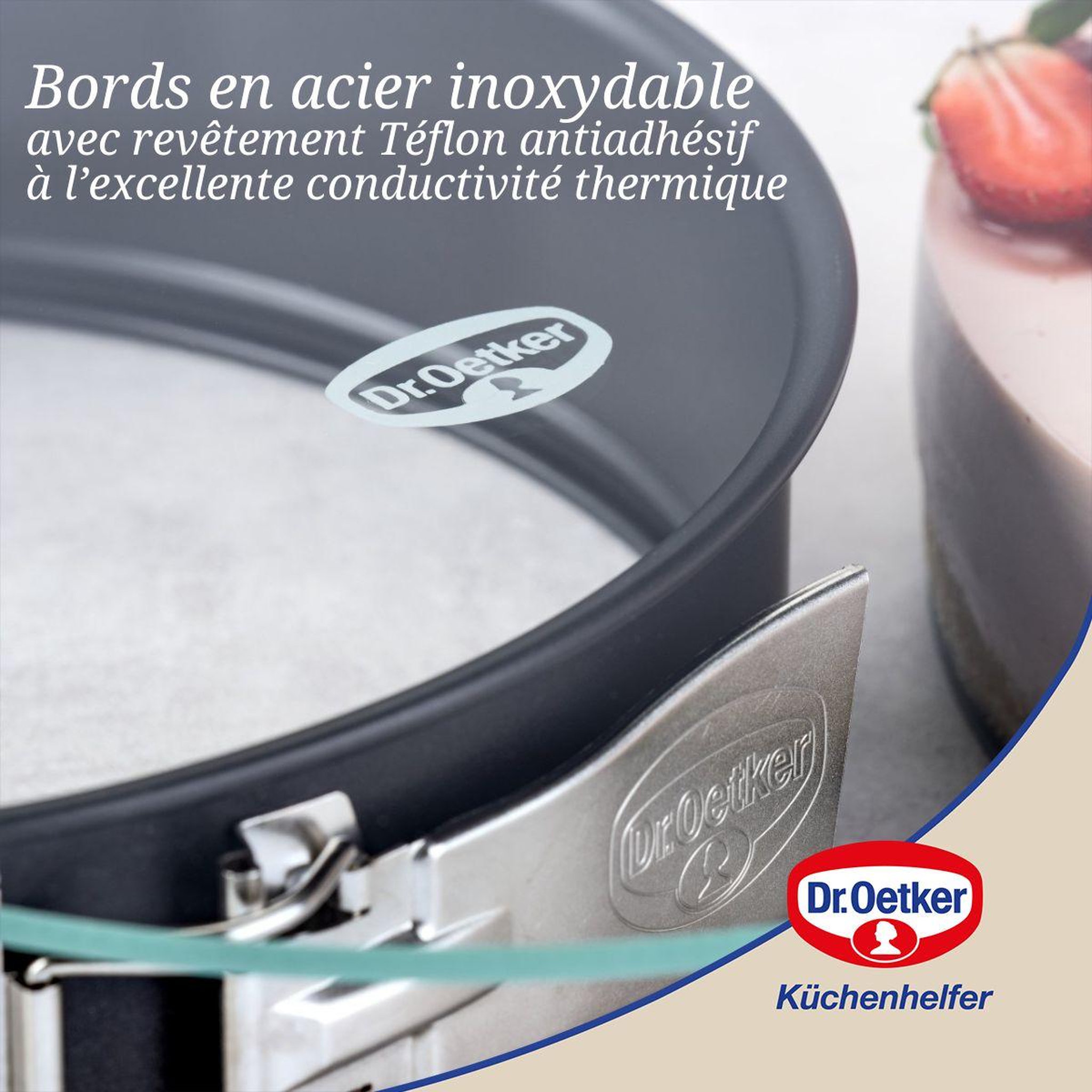 Voir la diapositive 5 : DR.OETKER Moule à manqué à charnière 26 cm dr.oetker tradition