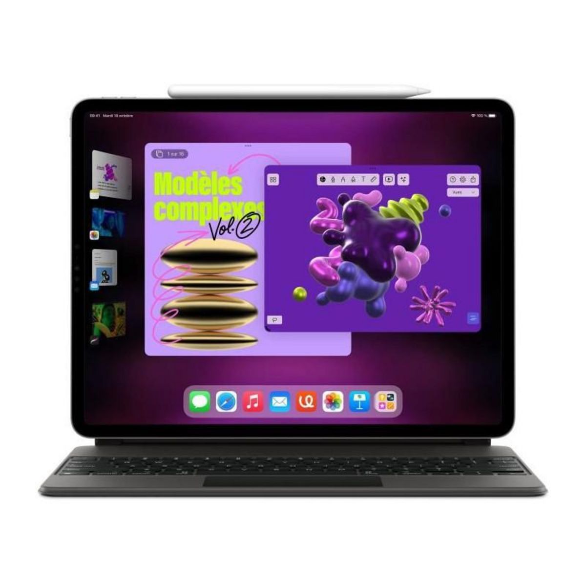 APPLE Apple - iPad Pro (2022) - 11 - WiFi + Cellular - 1 To - Argent