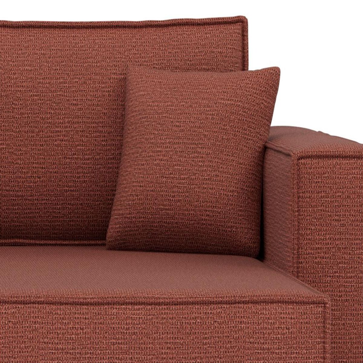 BEST MOBILIER Jonas - canapé d'angle réversible 4 places convertible avec coffre en tissu texturé