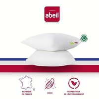 DODO Oreiller moelleux Imperial - 60 x 60 cm - Blanc - Cdiscount Maison