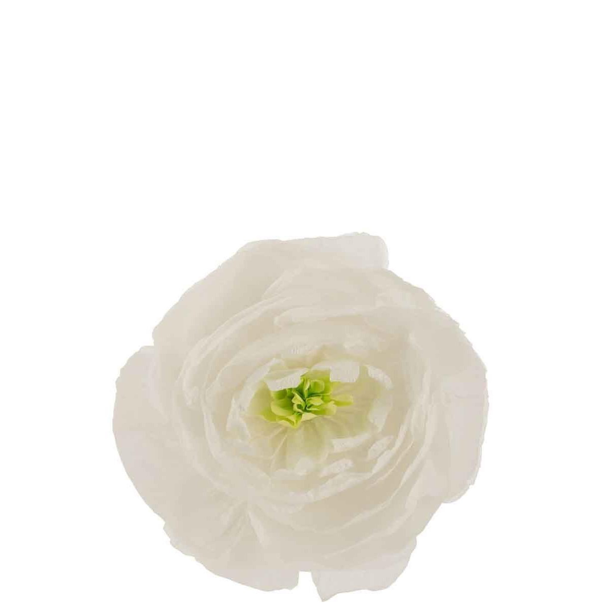 Voir la diapositive 2 : J-LINE Fleur artificielle en papier  rose  140cm blanc