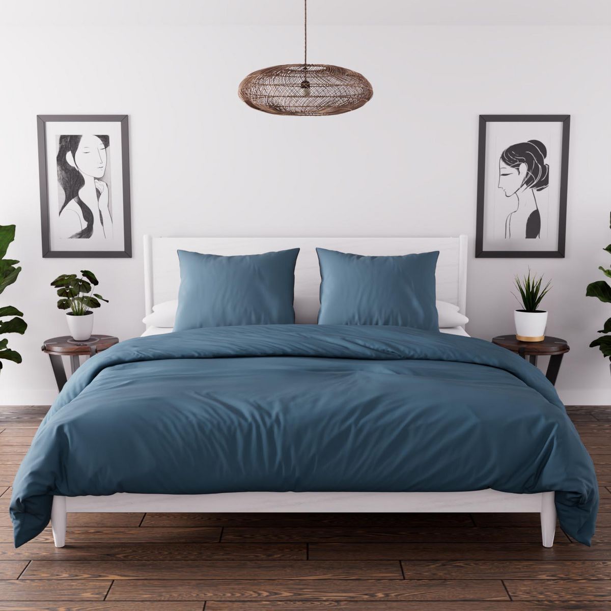 SOLEIL D'OCRE Ensemble couette et parure 7 Pièces BOHEME, par Soleil d'ocre