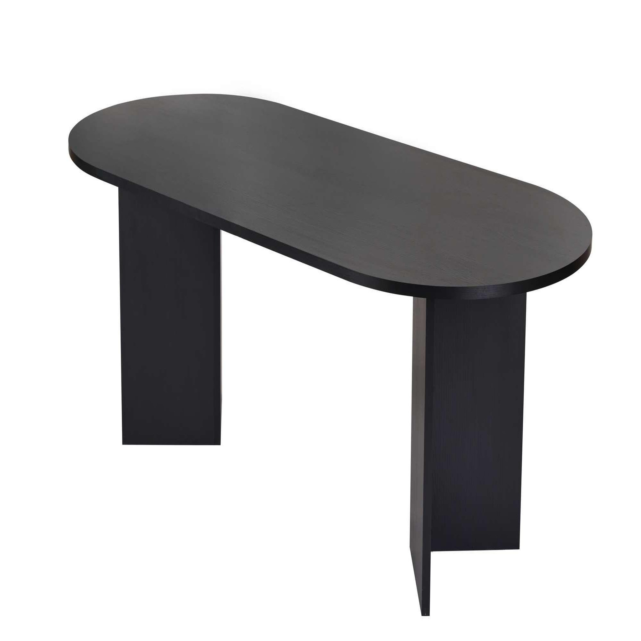 Habitat et Jardin Table à manger en bois  sabella  200 x 90 x 75 cm - bois noir