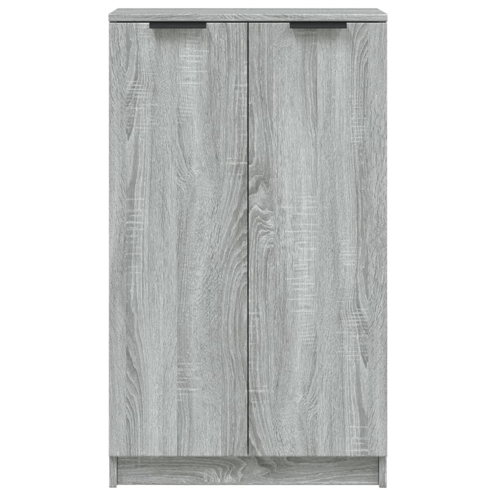 Voir la diapositive 4 : VIDAXL Meuble a chaussures Sonoma gris 59x35x100 cm Bois d'ingenierie