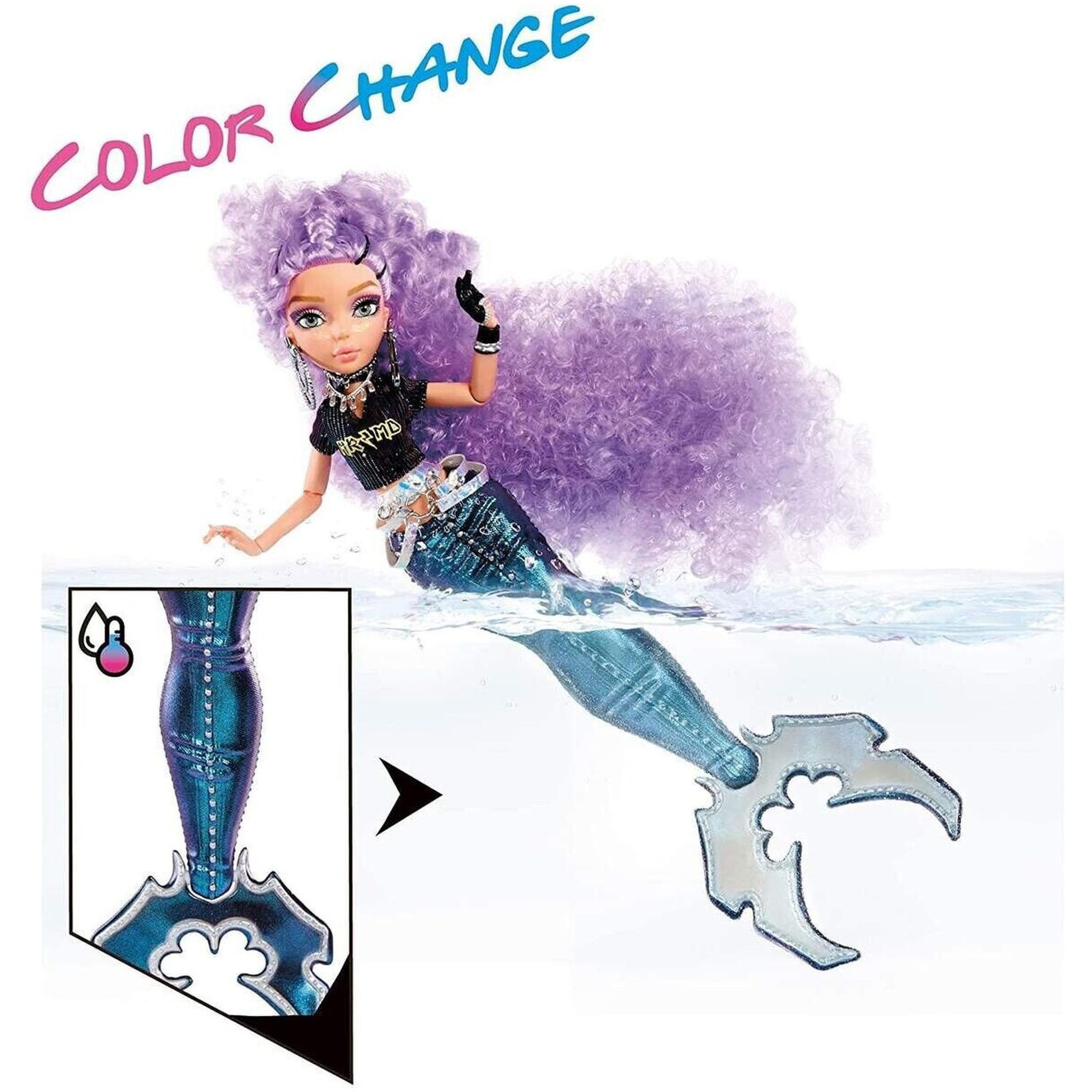 Voir la diapositive 4 : MGA Mermaze Mermaidz Core Fashion Doll S1 - Riviera