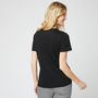 Voir la diapositive 3 : IN EXTENSO T-shirt manches courtes noir imprimé rock femme