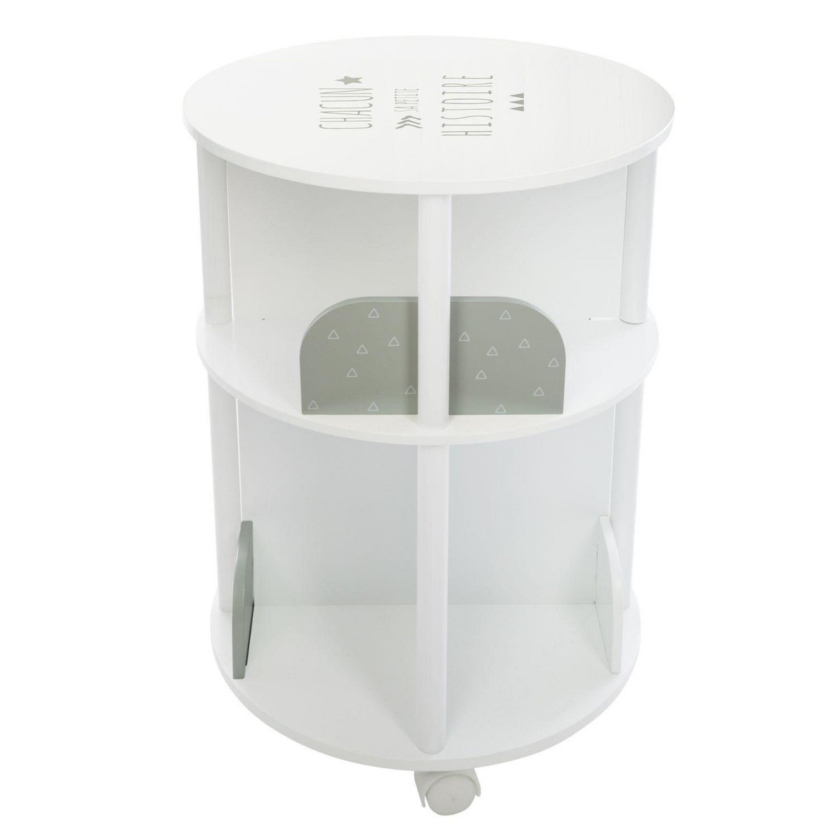 Atmosphera Kids Bibliothèque enfant ronde Douceur