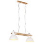 Voir la diapositive 1 : VIDAXL Lampe suspendue industrielle 25 W Blanc 109 cm E27