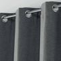 Voir la diapositive 2 : Paris Prix Rideau Occultant  Chinea  135x240cm Anthracite