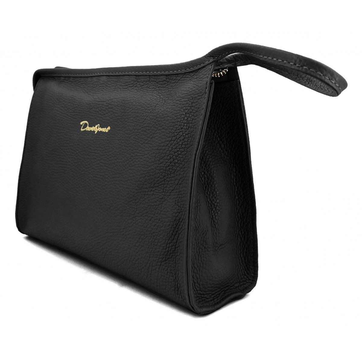 David Jones Trousse de toilette cuir de vachette