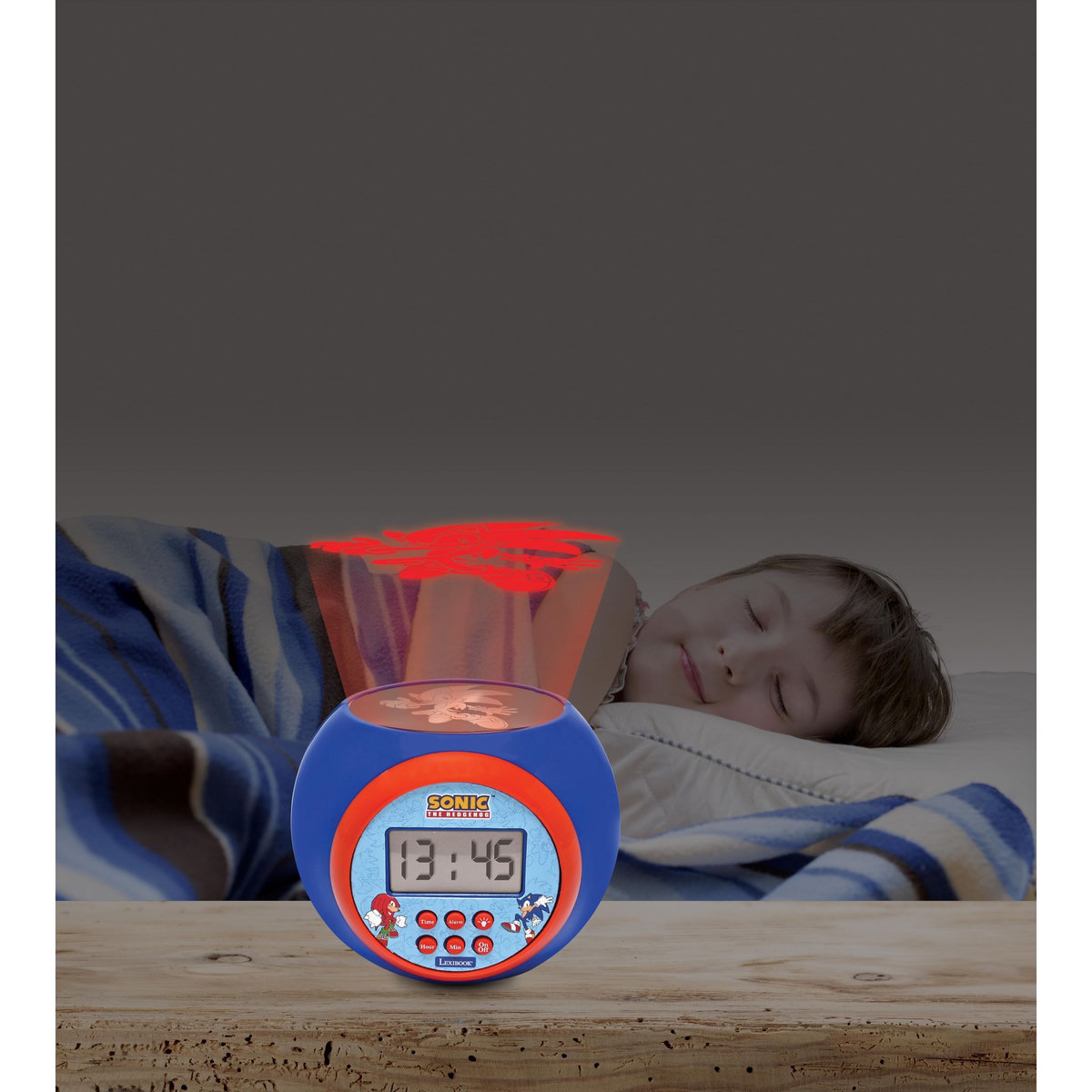 Lexibook Réveil Projecteur Sonic