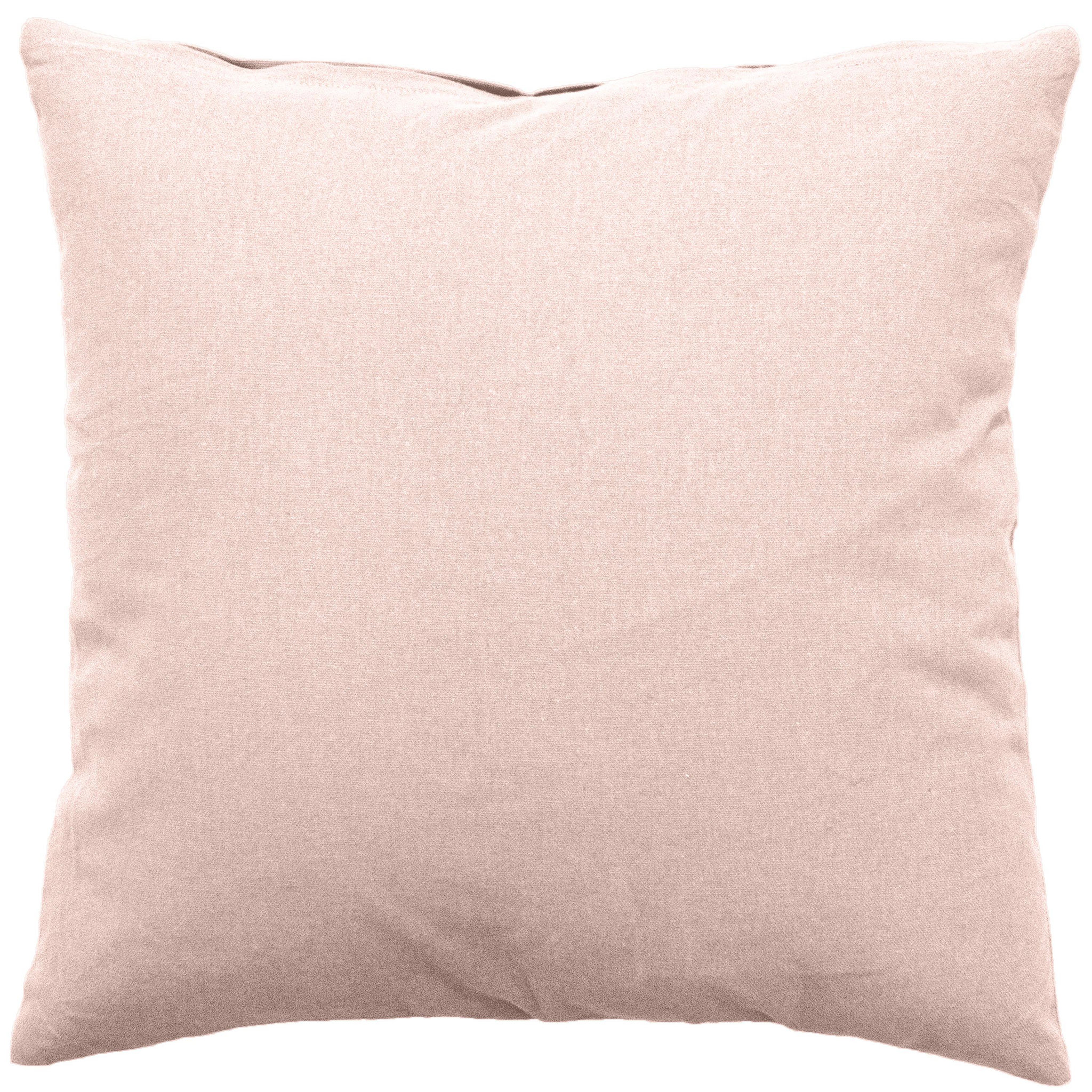 TOILINUX Coussin uni effet Bachette déhoussable - 60 x 60 cm