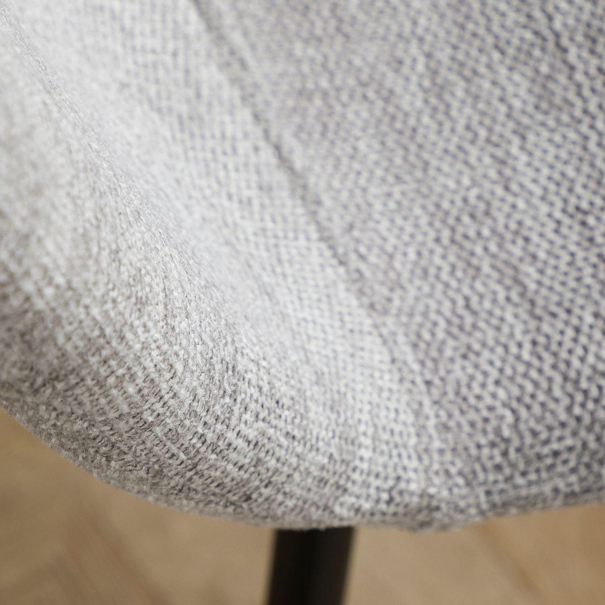 IDIMEX Lot de 4 chaises AUDREY en tissu