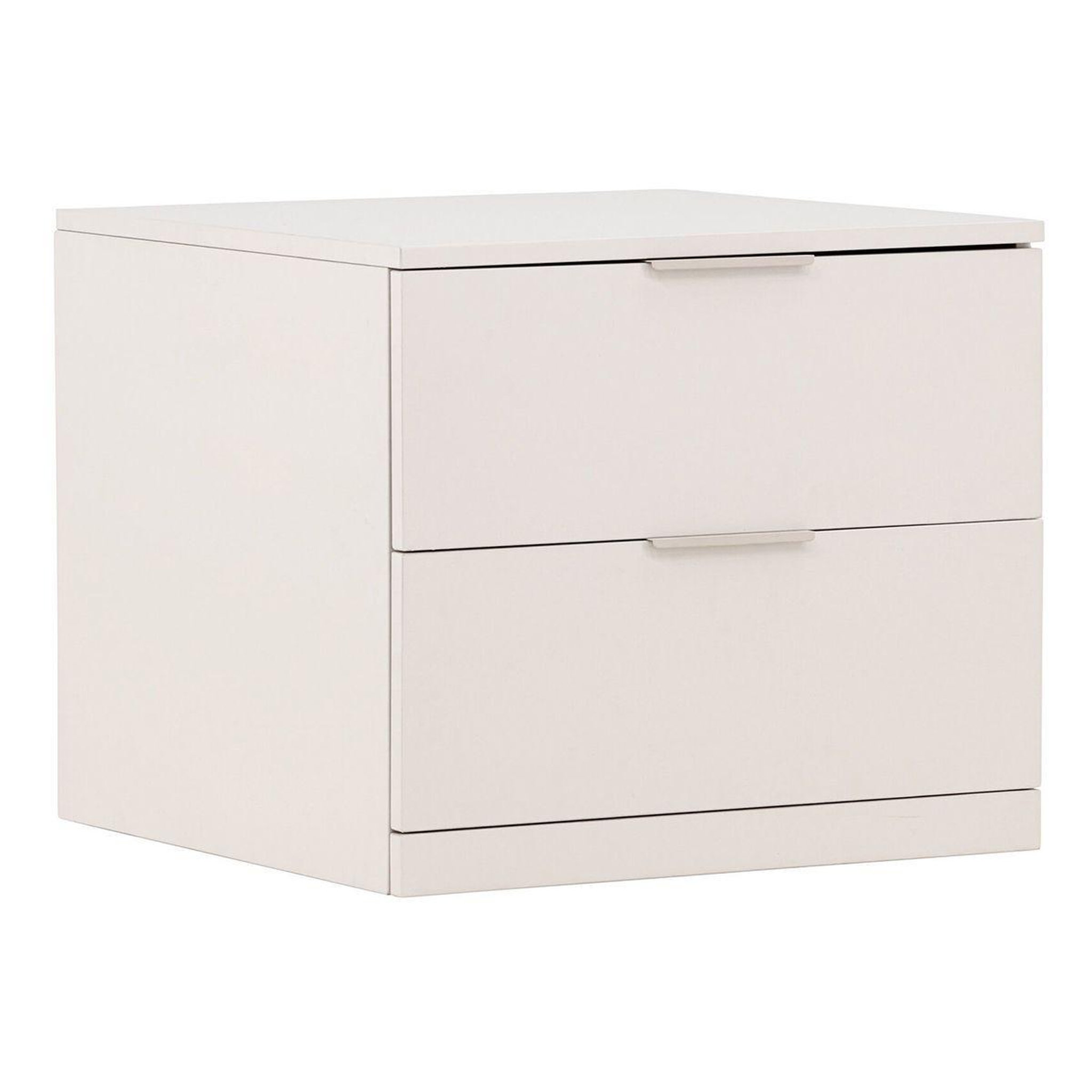 Paris Prix Table de chevet 2 tiroirs  nice  52cm beige