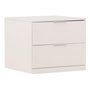 Voir la diapositive 1 : Paris Prix Table de Chevet 2 Tiroirs  Nice  52cm Beige